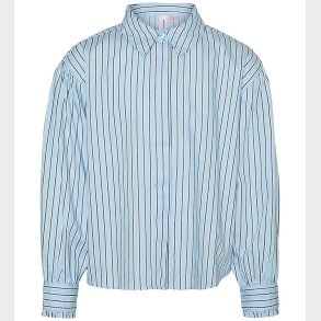 Vero Moda Girl Skjorte - VmPinnys - Airy Blue/New Pinny