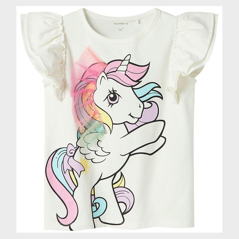 Name It T-shirt - NmfMika - Cloud Dancer