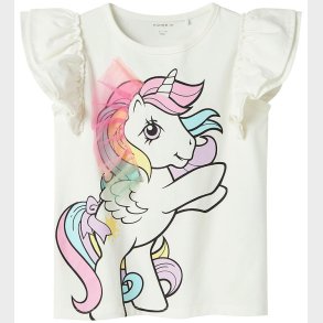 Name It T-shirt - NmfMika - Cloud Dancer