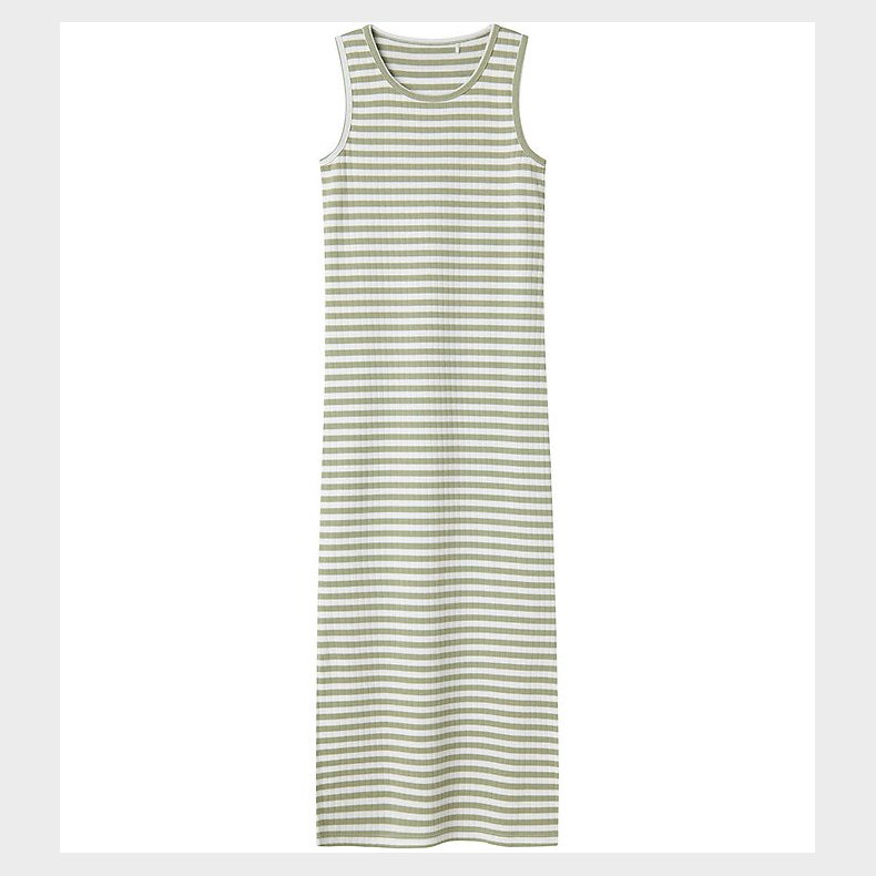 Name It Kjole - Rib - Noos - NkfSuraja - Tea/W. BRIGHT WHITE