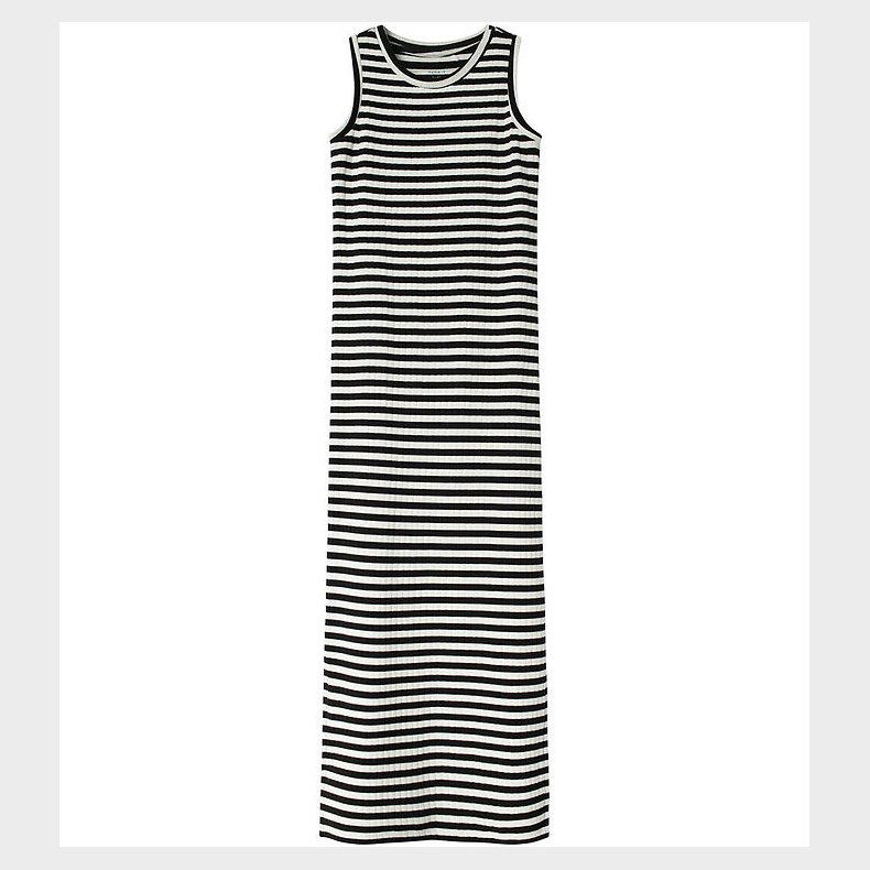 Name It Kjole - Rib - Noos - NkfSuraja - Bright White/W. BLACK S