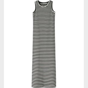 Name It Kjole - Rib - Noos - NkfSuraja - Bright White/W. BLACK S