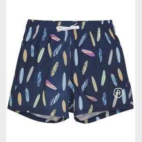 Color Kids Badeshorts - AOP - Dress Blues