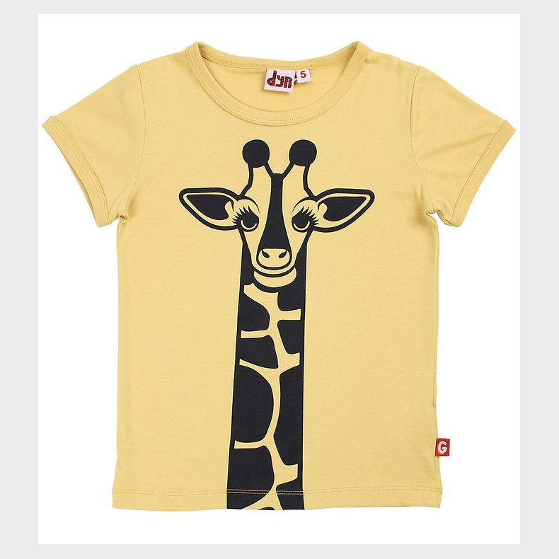 DYR T-shirt - DyrHide - Faded Yellow Giraf