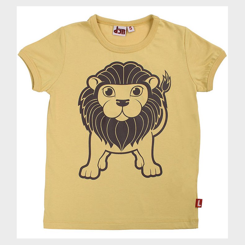 DYR T-shirt - DyrHide - Faded Yellow Stor Lve