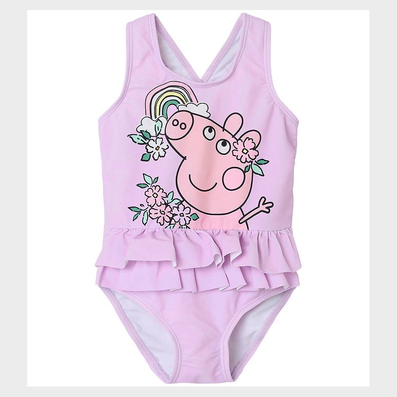 Name It Badedragt - NmfMiri - Orchid Bloom