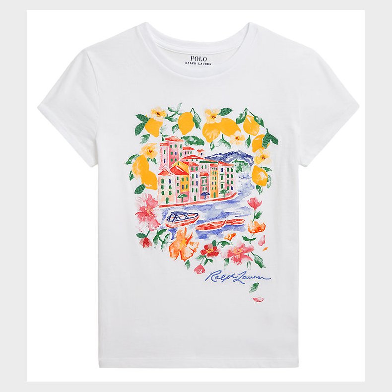 Polo Ralph Lauren T-shirt - Hvid m. Print