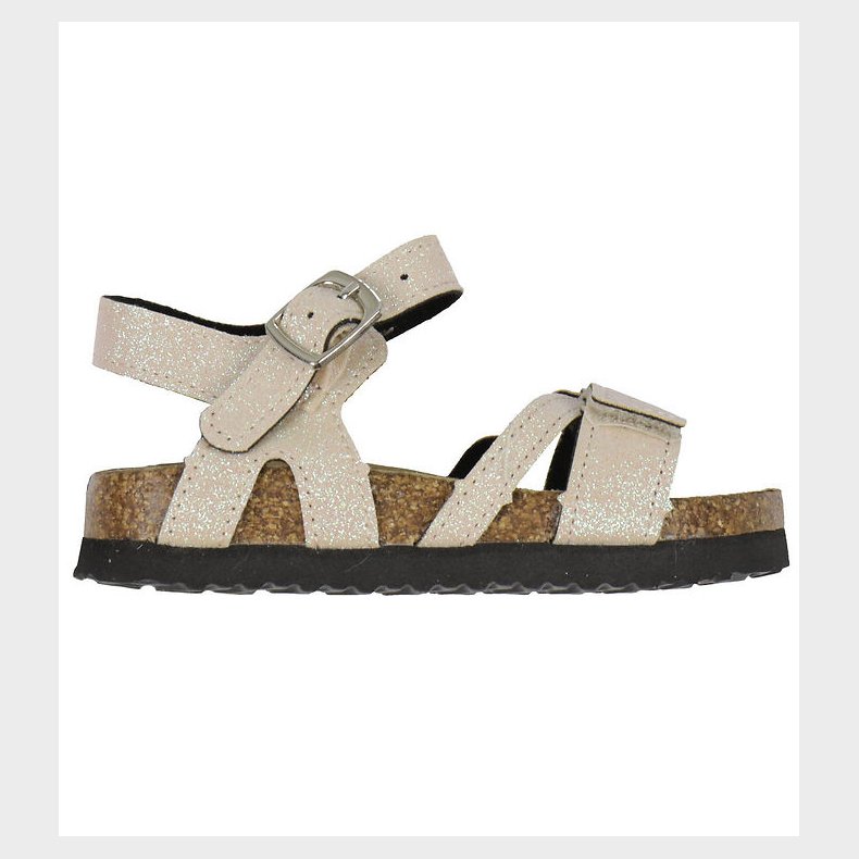 Name It Sandaler - NmfFiona - Cloud Dancer/Small Glitter