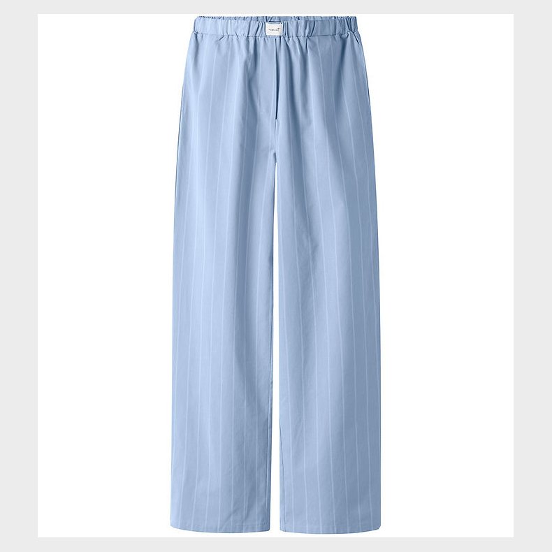 LMTD Bukser - NlfHelles - Poplin - Heather/White Alyssum