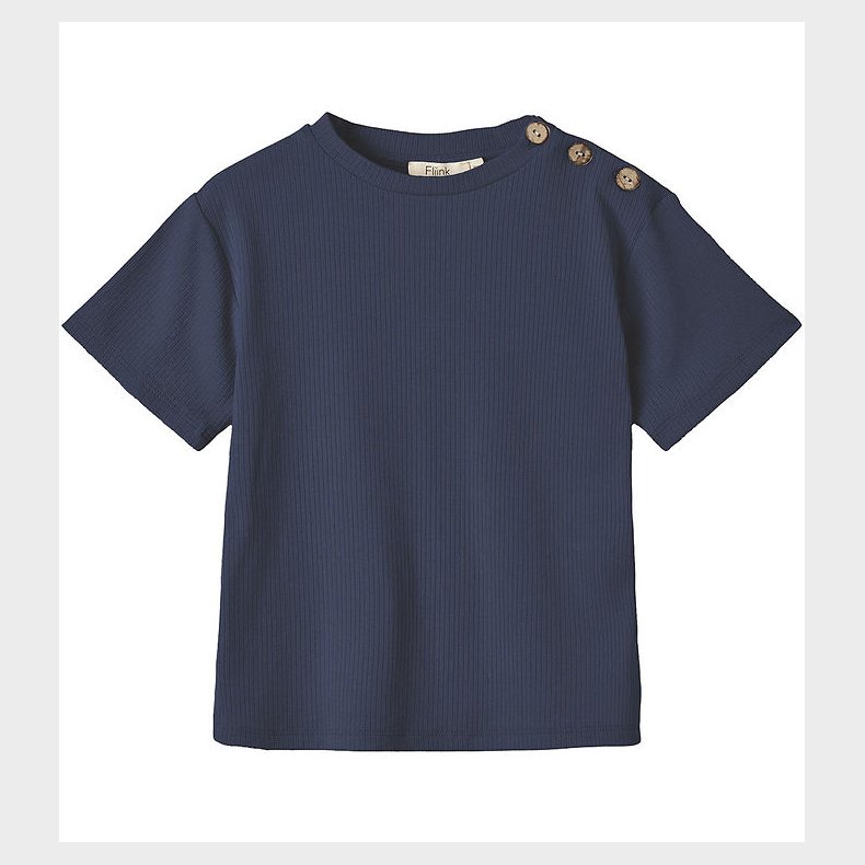 Fliink T-shirt - Rib - Kenna - Insignia Blue