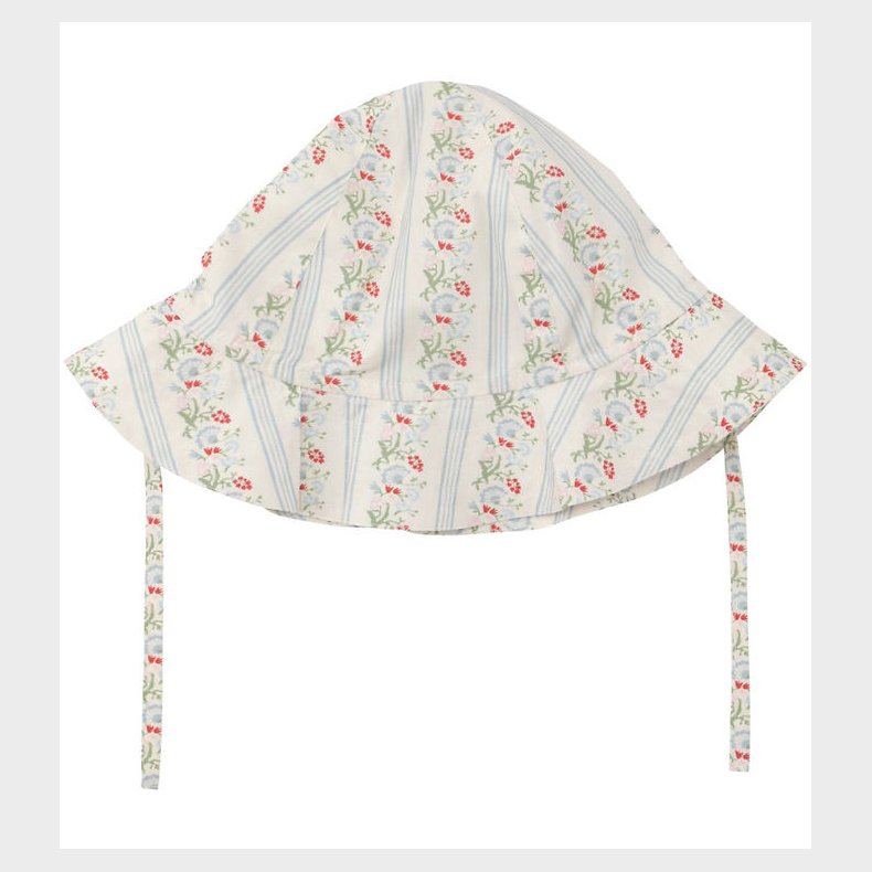 Fl�ss Solhat - Abigail - Soft White/Bright Blue