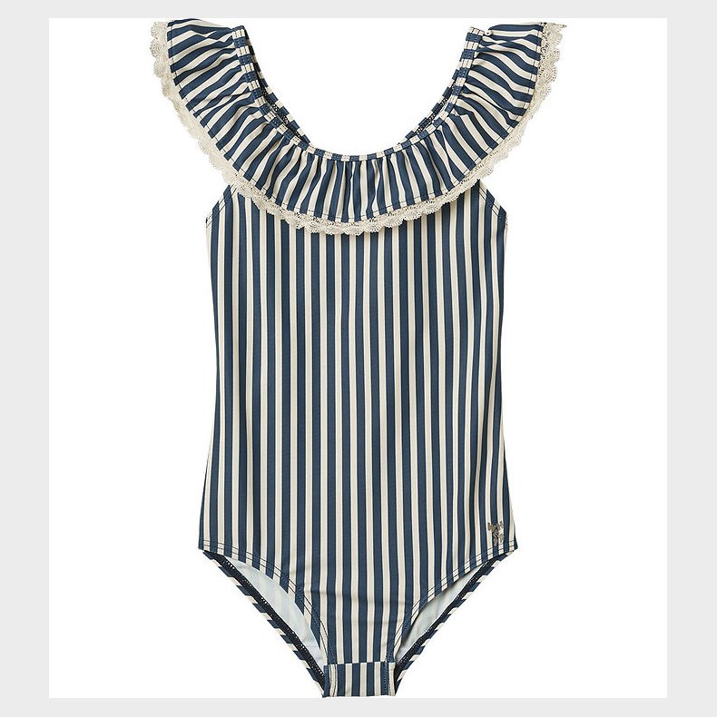 Wheat Badedragt - UV40+ - Doris - Blue Stripe