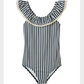 Wheat Badedragt - UV40+ - Doris - Blue Stripe