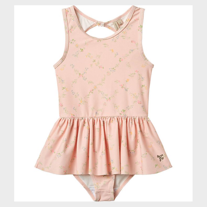 Wheat Badedragt - UV40+ - Erna - Powder Checked Flowers