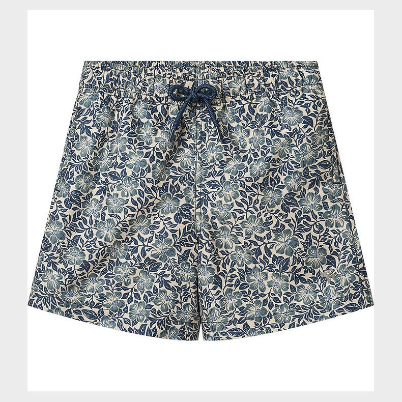 Wheat Badeshorts - Hansi - Blue Hawaii Flowers