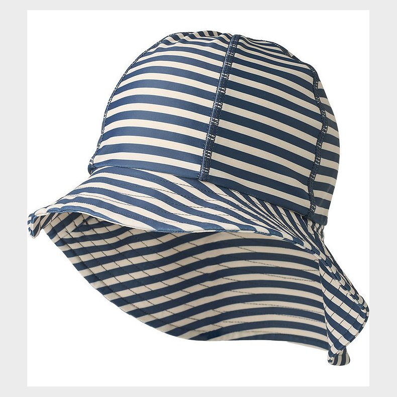 Wheat Badehat- UV40+ - Bora - Blue Stripe