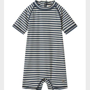 Wheat Badeheldragt - UV40+ - Cas - Blue Stripe