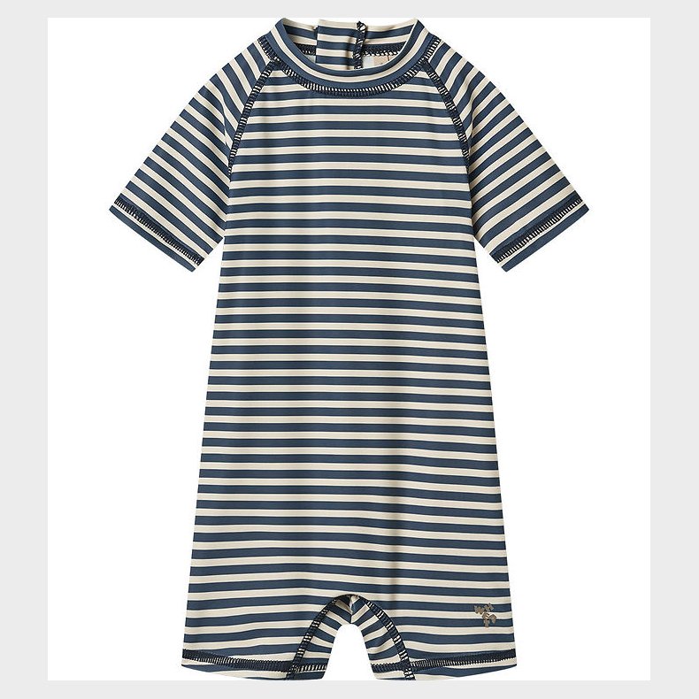 Wheat Badeheldragt - UV40+ - Cas - Blue Stripe