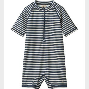 Wheat Badeheldragt - UV40+ - Cas - Blue Stripe