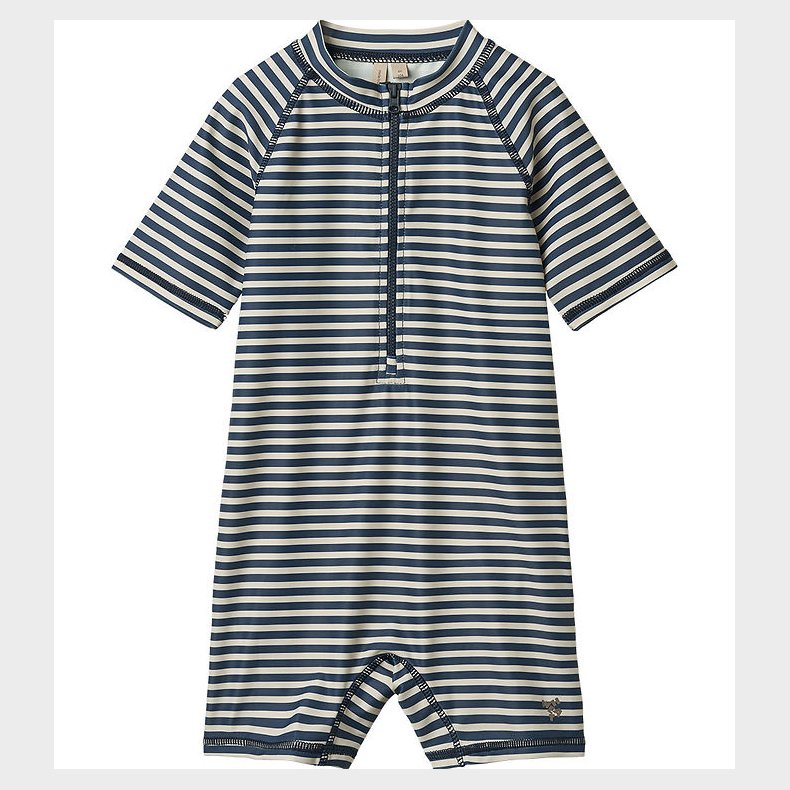 Wheat Badeheldragt - UV40+ - Cas - Blue Stripe