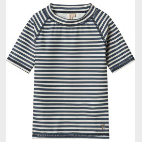 Wheat Badebluse - UV40+ - Jackie SS - Blue Stripe
