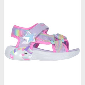 Skechers Sandaler m. Lys - Dreamy Unicorns - Lavender Multi