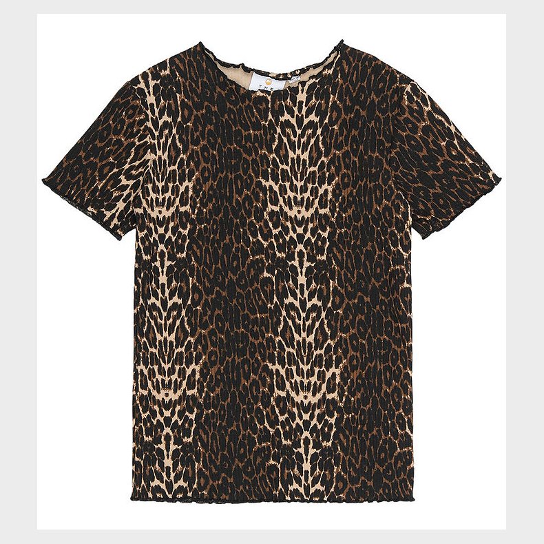 The New T-shirt - Rib - TnEllen - Oxford Tan AOP