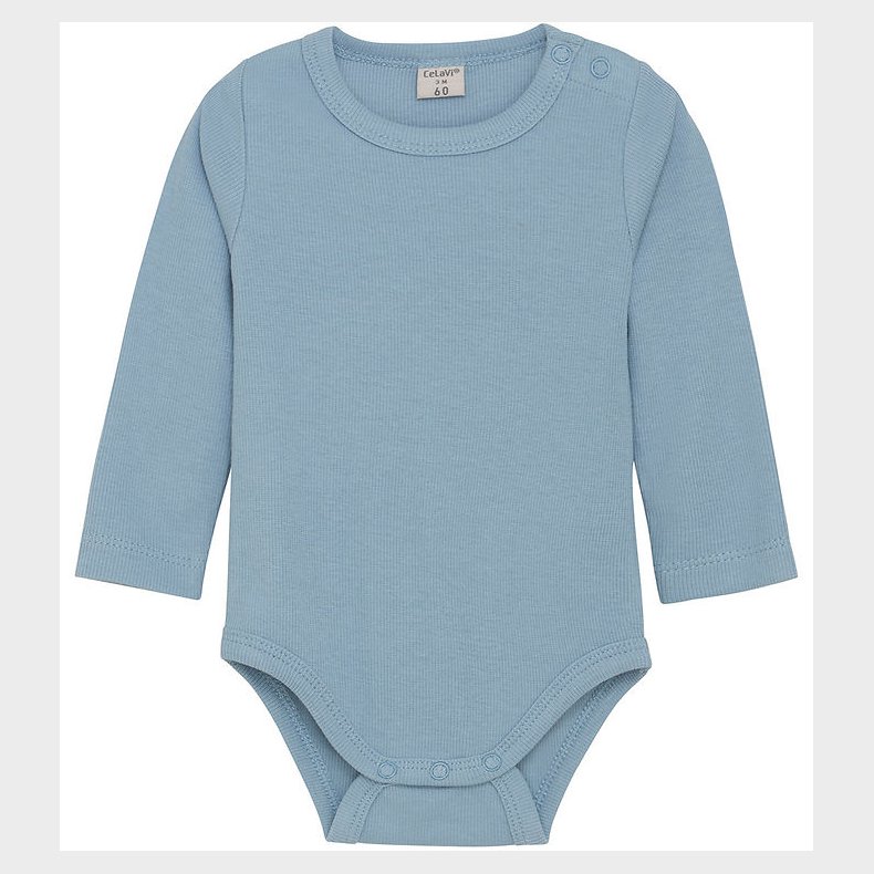 CeLaVi Body l/ - Rib - Dusty Blue