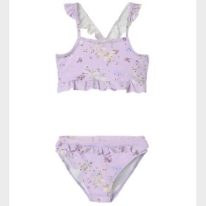 Name It Bikini - NmfZelva - AOP - Orchid Bloom