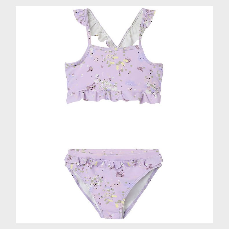Name It Bikini - NmfZelva - AOP - Orchid Bloom
