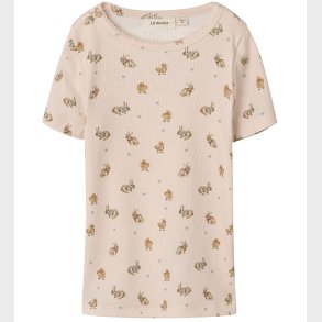 Lil' Atelier T-shirt - Rib - NmfLavo - AOP - Morganite