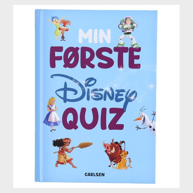 Forlaget Carlsen Aktivitestbog - Min frste Disney-quiz