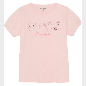 Minymo T-shirt - Rosen Quartz m. Print