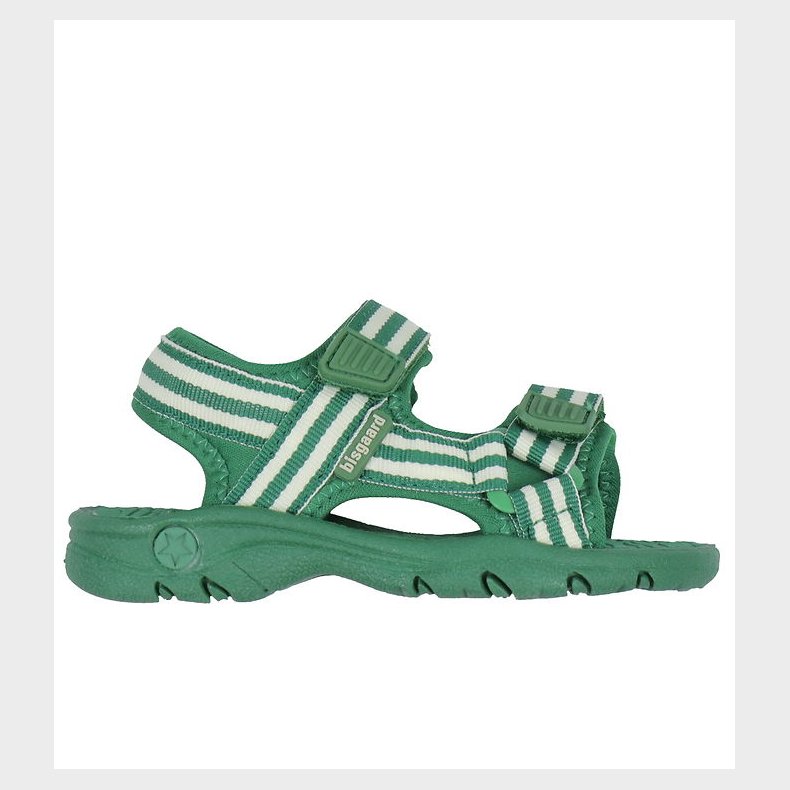 Bisgaard X Trine Kjr Sandaler - Addie - Emerald Green Stripe