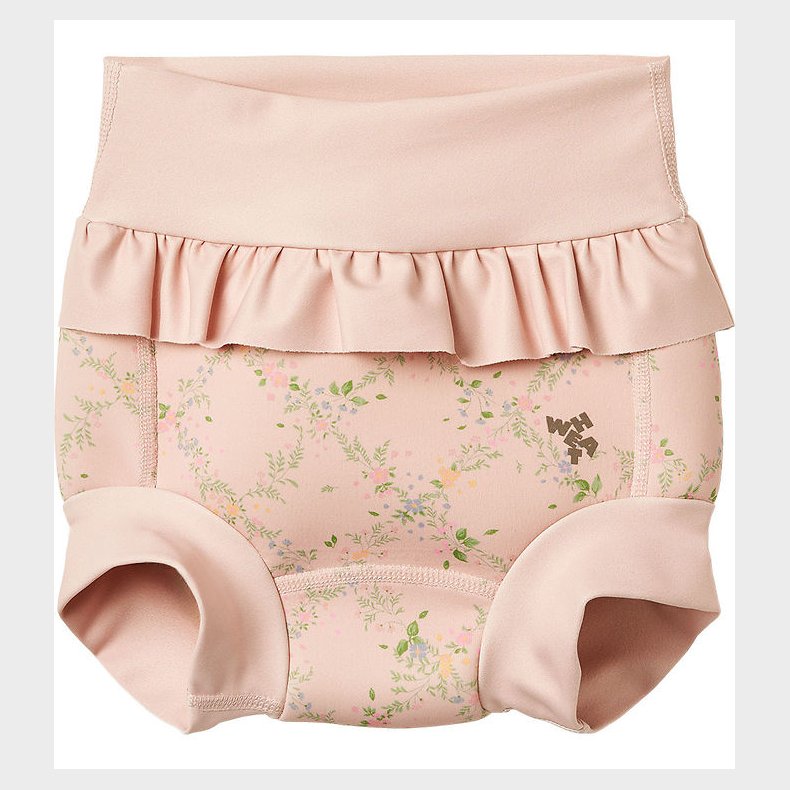 Wheat Blebadebukser - UV40+ - Neopren - Powder Checked Flowers