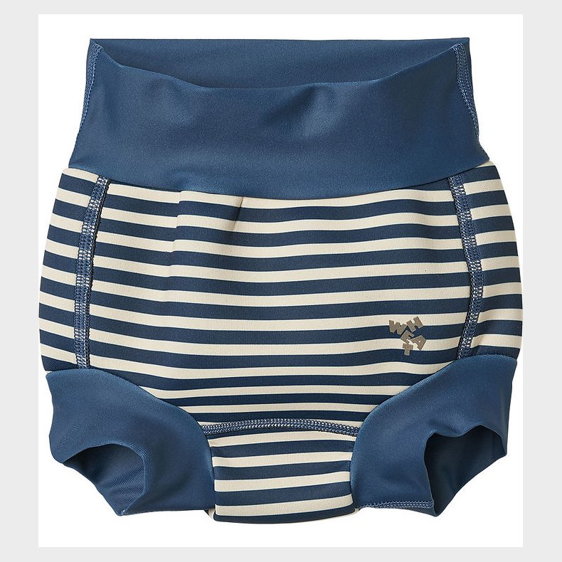 Wheat Blebadebukser - UV40+ - Neopren - Blue Stripe
