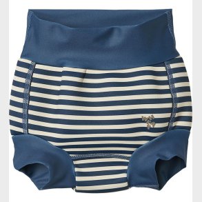 Wheat Blebadebukser - UV40+ - Neopren - Blue Stripe