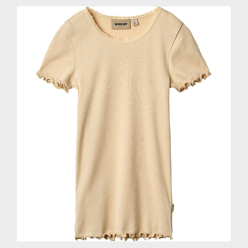 Wheat T-shirt - Rib - Katie - Macadamia