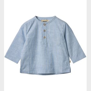 Wheat Skjorte - Bjrk - Blue Stripe