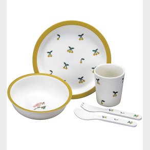 Petit Jour Paris Spisest - 5 Dele - Melamin - Cherry