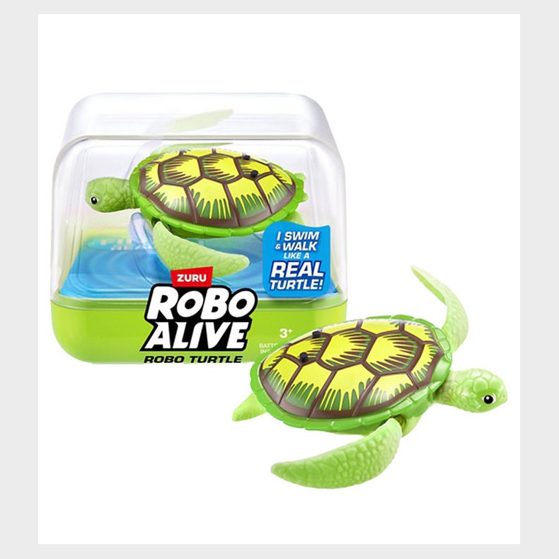 Robo Alive Badeleget�j - Robo Turtle - Gr�n