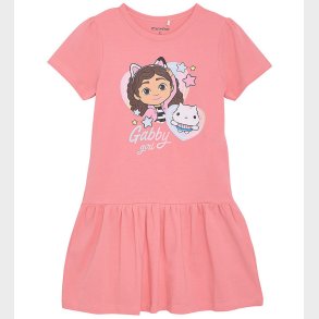 Minymo Kjole - Gabby's Dollhouse - Strawberry pink