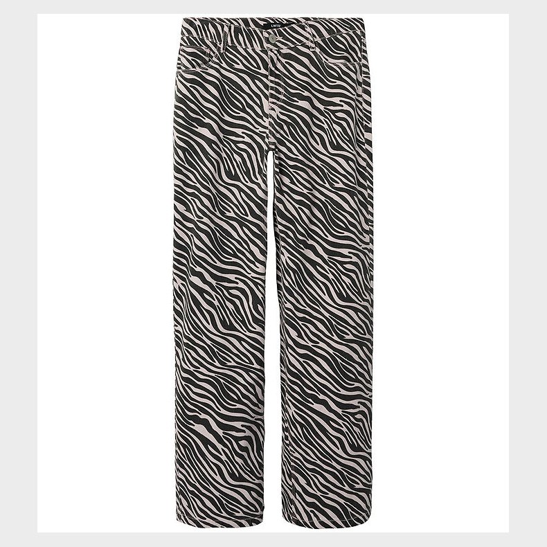 LMTD Bukser - NlfZebra - Pink Marshmallow/Raven Zebra
