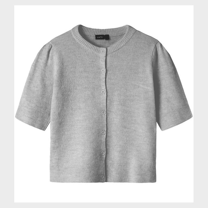 LMTD Cardigan - Strik - NlfLodet - Light Grey Melange