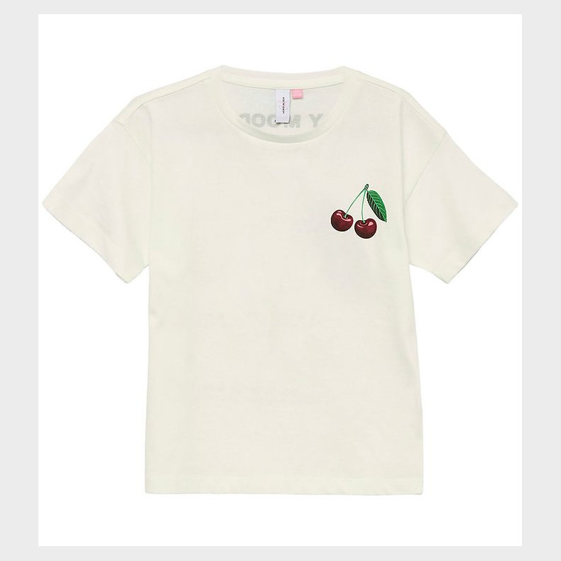 Vero Moda Girl T-shirt - VmPhotostatic - Snow White/Strawberry