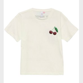 Vero Moda Girl T-shirt - VmPhotostatic - Snow White/Strawberry
