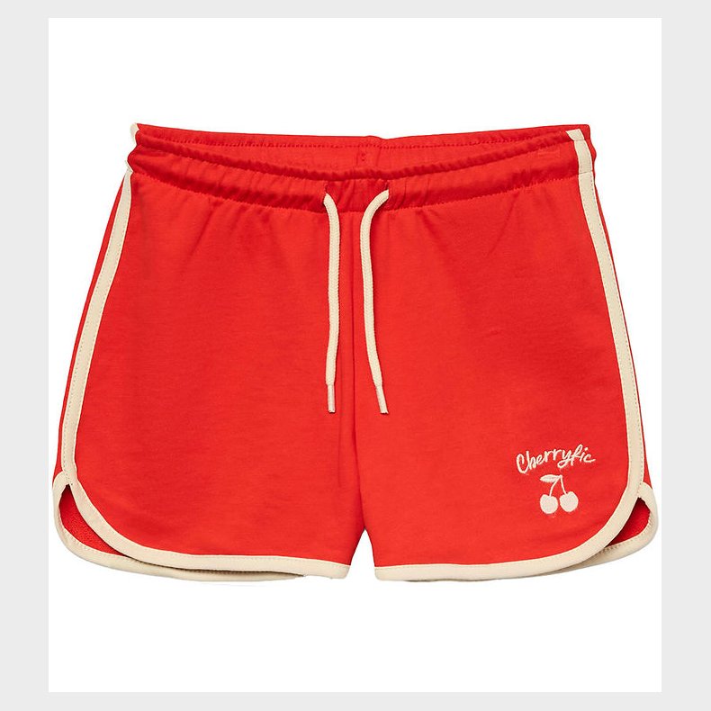 Vero Moda Girl Sweatshort - VmBrenda - Fiery Red/Cherryfic