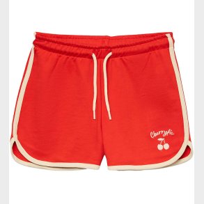 Vero Moda Girl Sweatshort - VmBrenda - Fiery Red/Cherryfic