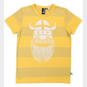 Danef T-shirt - Danerainbow Ringer - Faded Yellow/Yellow Erik