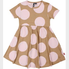 Danef Kjole - Lollipop - Light Rose/Beige Big Dots